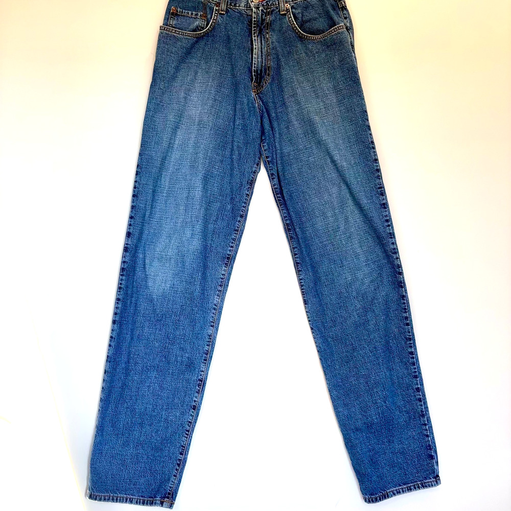 Vintage Lucky Brand USA Dungarees Mens 31 Relaxed Fit Jeans 100% Cotton 90s